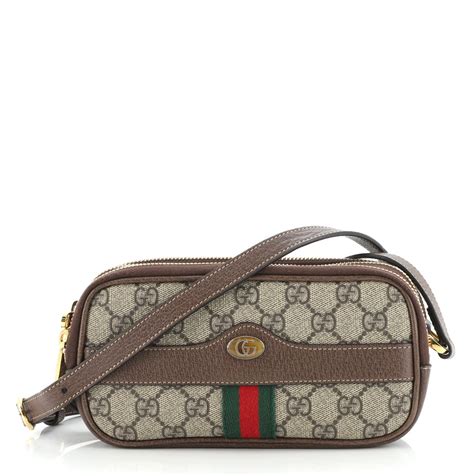 gucci 3 zipper bag